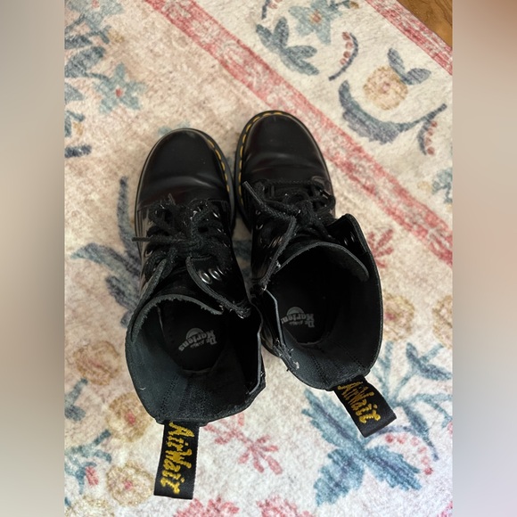 Dr.Martens Jadon Smooth Leather Platform Boots - Picture 6 of 9